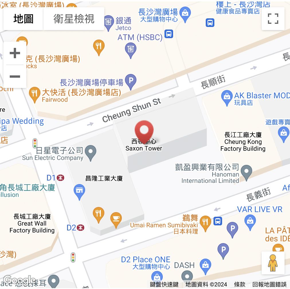 Google Map for Lai Chi Kok Clinic